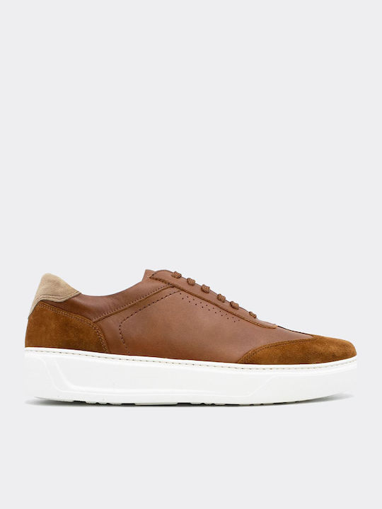 Softies Δερμάτινα Ανδρικά Casual Παπούτσια Ταμπά