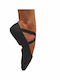 Plie Basilica Helen Troy Fabric Ballet Shoes Black