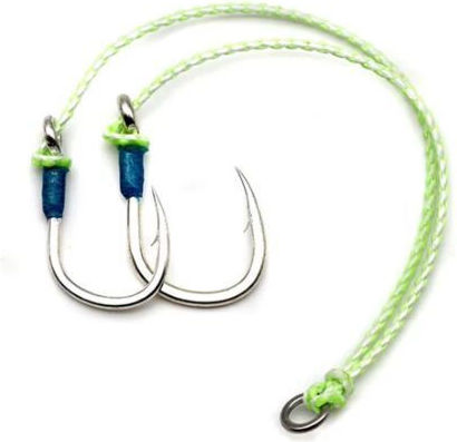 Rig Jlc Xipi Assist Evo Glow Fishing Hooks 200lb