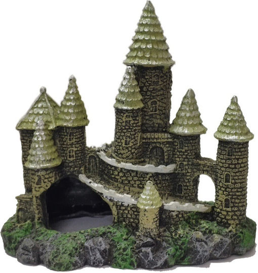 Epigasos Aquariendekorationen Schloss 16*11*y17cm