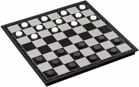 Spielsteine für Backgammon Weiß / Schwarz 7.62cm