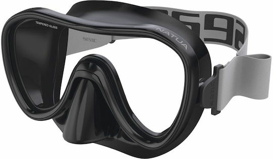 Seac Seac Silicone Diving Mask Natua Black