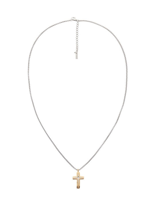 U.S. Polo Assn. Aspen Stahl Vergoldeter Kreuz U.S. Polo Assn. Aspen Stahl Vergoldeter Kreuz