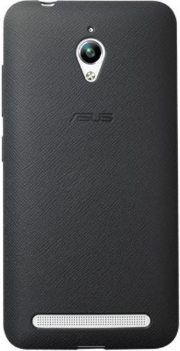 Case Asus Zenfone Go Seitenschutz Rückseite Polycarbonat Asus Bumper ZC500TG Schwarz