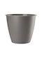 Galicja Γλάστρα Πλαστική Gray 17x17εκ.