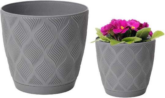 Form Plastic Topf Kunststoff Gray 12.8x11.8cm.