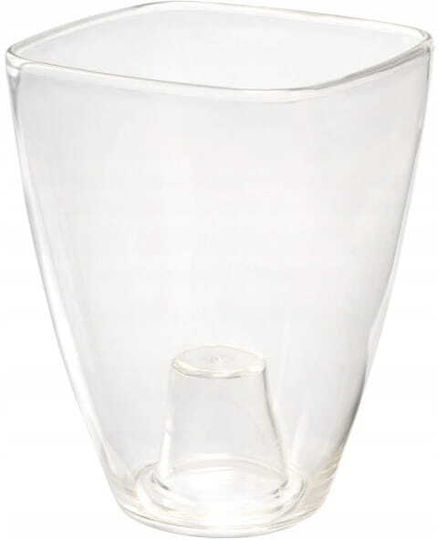 Galicja Pot Plastic Transparent 12cm.