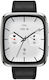 Amazfit Active 2 Square Stainless Steel 43mm Αδιάβροχο Smartwatch με Παλμογράφο (Μαύρο)