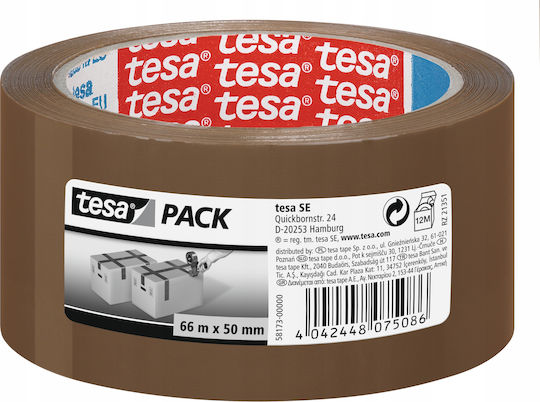 Tesa Noisy Packaging Film 50mm x 66m Brown