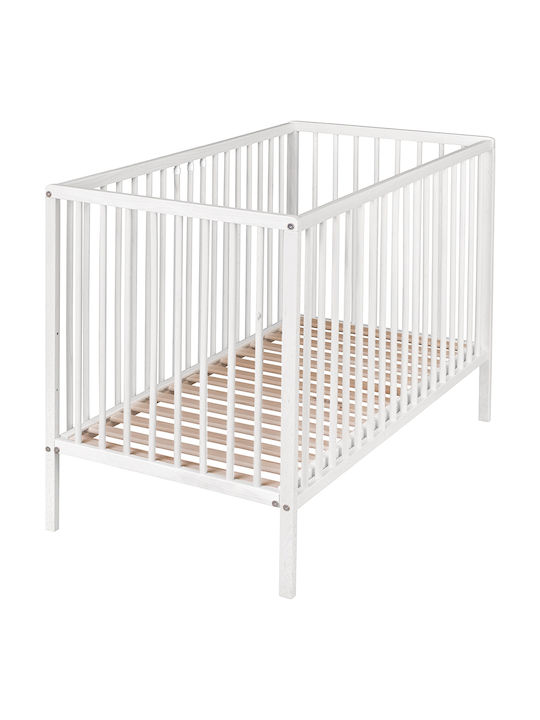 Babybett Weiß für Matratze 60x120cm Babybett Weiß für Matratze 60x120cm