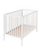 Babybett Weiß für Matratze 60x120cm