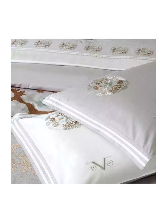 Mc Decor Coral Σετ Σεντόνια Υπέρδιπλα 240x270εκ. Coral Grey (4τμχ)