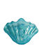 Brandani Bol Decorativ Sticlă Turcoaz 28x20cm 1buc