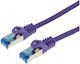 Logon Patch Cable Sf Utp Category 5e 1.5m Purple 9je01av Tcr55ss015v