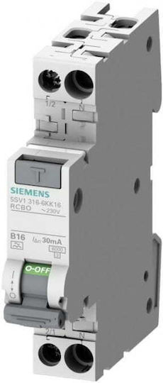 Siemens Ρελέ Ράγας Διαρροής 10A Διπολικό με Τάση 230V