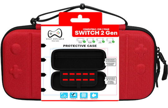 Deep Explorer Protective Case Red Nintendo Switch 2