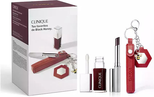Clinique Black Honey Σετ Μακιγιάζ για τα Χείλη 3τμχ