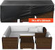 Vevor Waterproof Protective Sofa Cover 188x120x71cm In Black Color