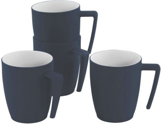 Outwell Gala 4 Person Mug Set Navy Night 430ml Glasses