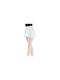 Plie Kids Dance Skirt White