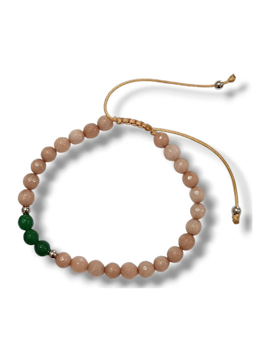 The Art of Beading Ανδρικό Βραχιόλι Μακραμέ από Ατσάλι