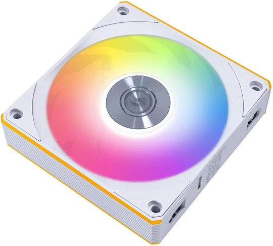 UNI FAN CL Wireless Корпусен вентилатор 120мм с RGB осветление 1бр Бял