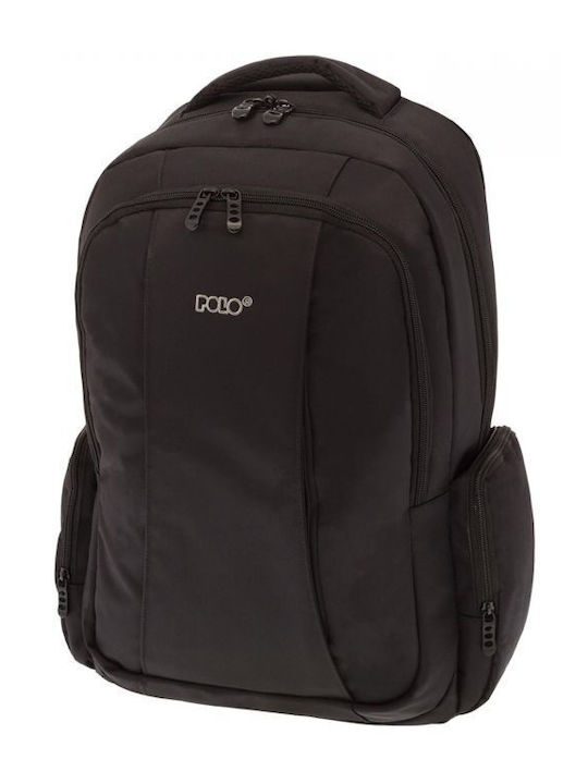 Polo Charger School Backpack Junior High-High School Black with Water Bottle Holder 25lt 2026