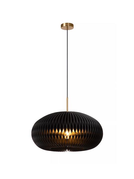 Lucide Lightning Pendant Light Black 52x52x180cm