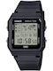 Casio Collection Digital Women's Watch with Black Rubber Strap