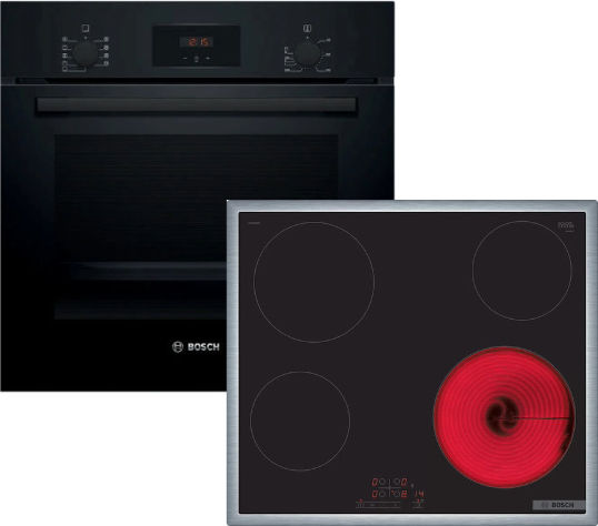 Bosch Cuptor Deasupra Blatului 66lt cu Plite Ceramice L59.4cm.