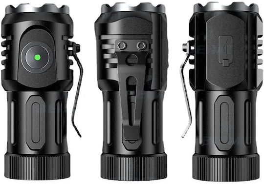 X-Balog Επαναφορτιζόμενος Φακός LED IPX5 με Μέγιστη Φωτεινότητα 10000lm