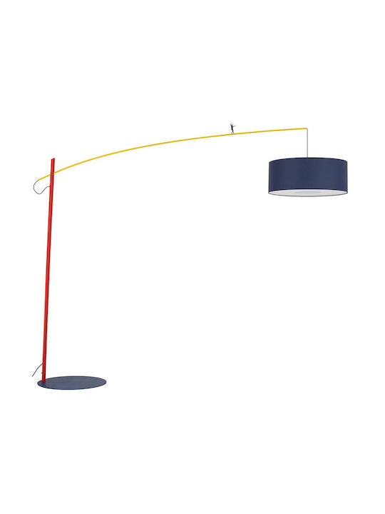 Nowodvorski Poise Stehleuchte H255xB230cm. mit Fassung für Lampe E27 Blau