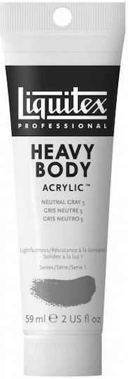 Liquitex Professional 59ml Heavy Body Acrylics 599 Neutral Gray 5 Series 1