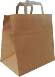 Kraft Χάρτινη Σακούλα Συσκευασίας 32x21x27εκ. Καφέ