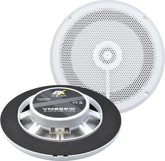Esx VMS62W Ηχείο Αυτοκινήτου 6.5" με 80W RMS (2 Δρόμων)