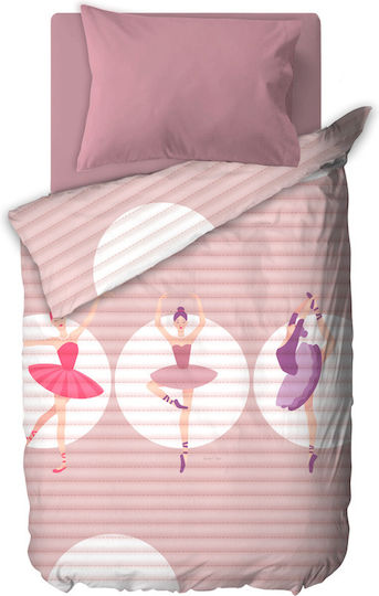 Saint Clair Cuvertură pentru copii Single Pointe Roz 160x220cm