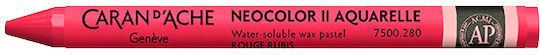 Caran D’ache Крейон Керни Акварелни Neocolor II Ruby Червени 10 Броя