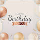 Party Napkins Rose Gold Birthday 20 Pieces