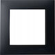 Sapphire Single Switch Frame Black Metallic R-1z/33