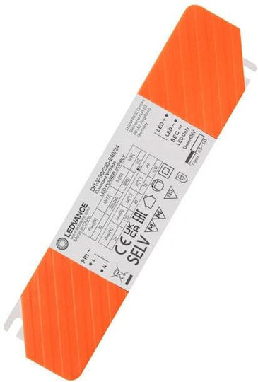 Ledvance Dimmable LED Захранване IP20 Мощност 30W с Изходно Напрежение 24V