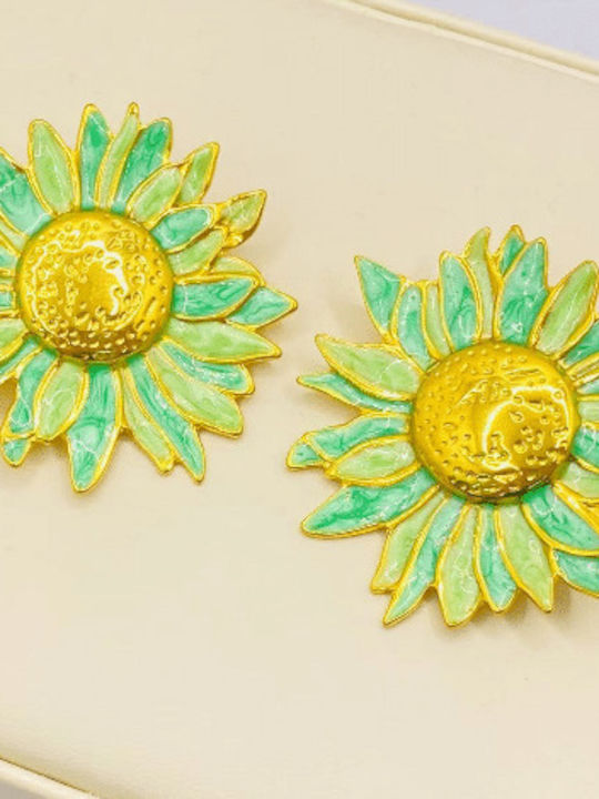 Iris Jewerly Ohrringe aus Stahl Vergoldet