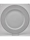 Christinholm Plate Shallow made of Porcelain Silver 27cm