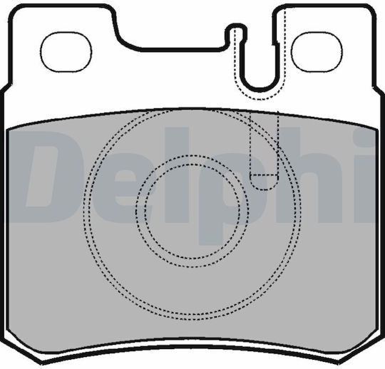 Спирачни Накладки Опиc Mercedes C Class W202 96-97 E Class W210 95-9 16bp1174-2730