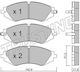 Brake Pads Front Chevrolet Lacetti Nubira Daewoo Lacetti Lanos L 3030-199