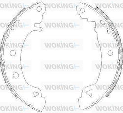 Set De Saboți De Frână Alfa Romeo A145/6 1.4-1.6 T S 96- Bravo/a 1.6-1.8 9 Z418204-11249