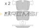 Brake Pads Front Bmw 1 F20 11->3 Touring F31 12->x3 1685-4377