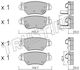 Τακακια Οπις Opel Astra G-zafira 2680-199