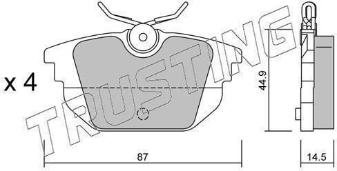 Τακακια Οπις Alfa Romeo 145-146-gtv-spider-fiat Marea-tempra 3080-199