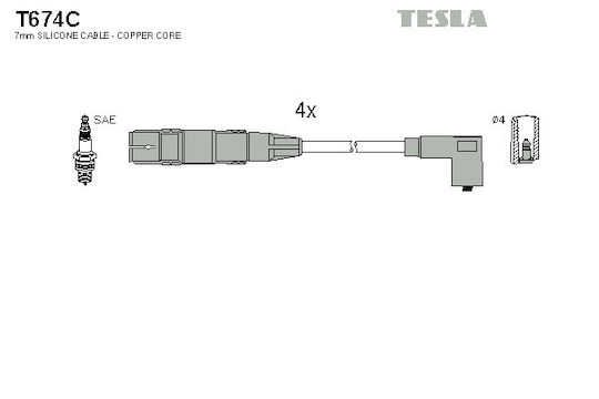 Σετ Μπουζ Δια Seat Ibiza Iii 1.6-leon-toledo Ii 1.6-octavia T674c-356