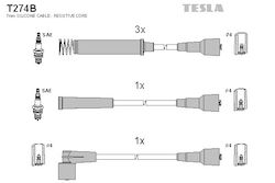 Spark Plug Set For Opel Astra F 1.8-2.0 Gsi 91->-Kadett 1.8-2.0 T274b-356